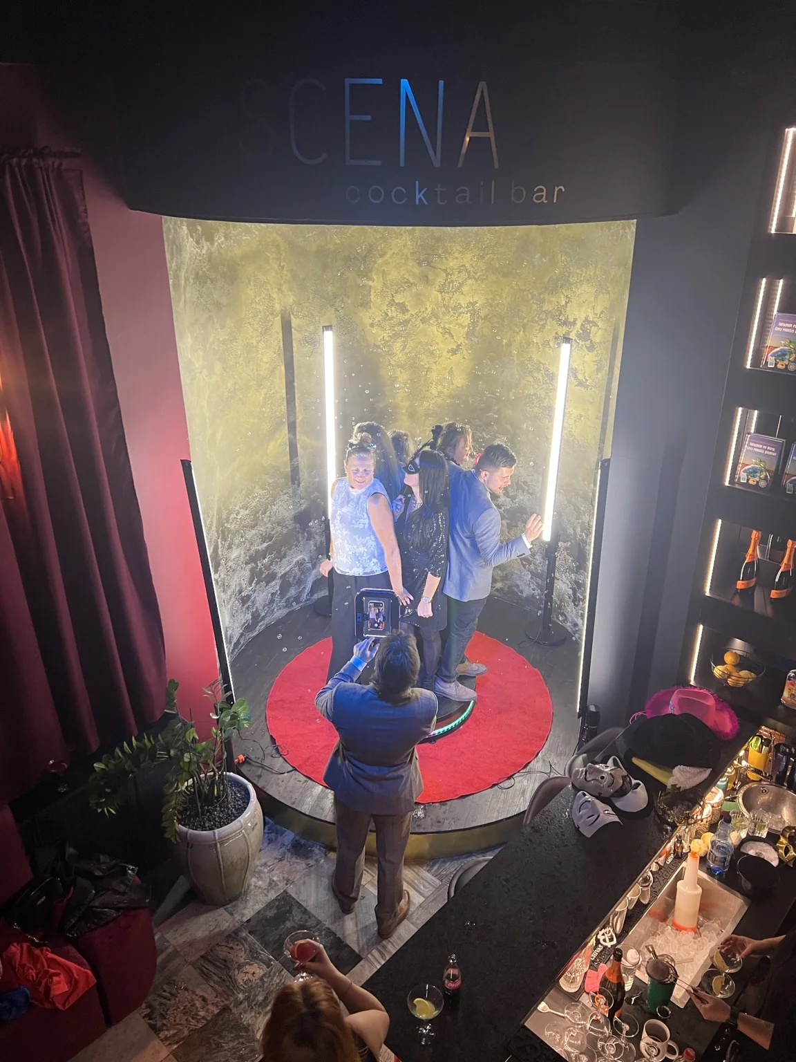 Fotobudka podczas realizacji DiscoBudka360